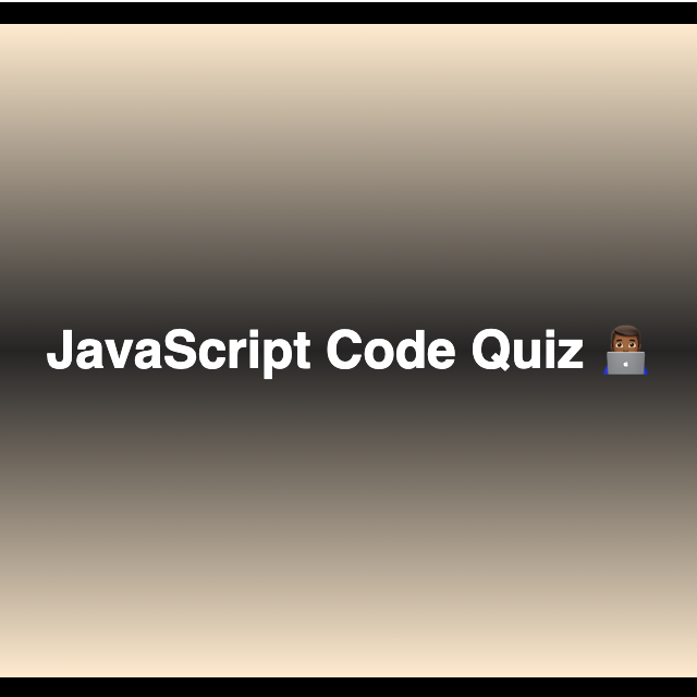 portfolio screenshot of code-quiz web application